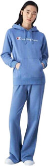Champion Dames grote logo hoodie Blauw - M