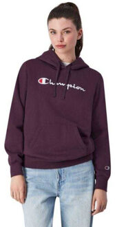 Champion Dames grote logo hoodie Paars