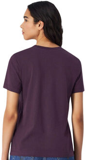 Champion Dames katoenen t-shirt met korte mouwen Paars - S