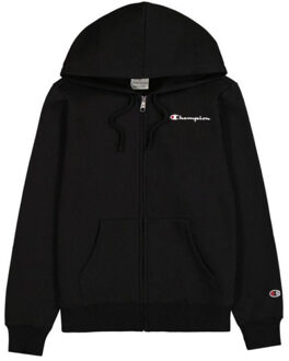 Champion Dames logo full zip hoodie Zwart - S