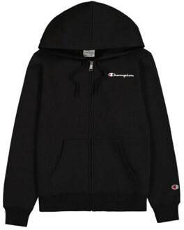 Champion Dames logo full zip hoodie Zwart