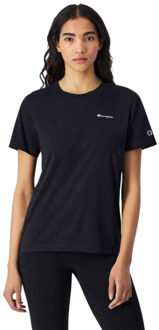 Champion Dames logo t-shirt Zwart - S