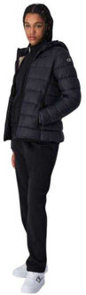 Champion Dames polyfilled gewatteerd jack met capuchon Zwart - XL