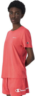 Champion Dames t-shirt Roze - L
