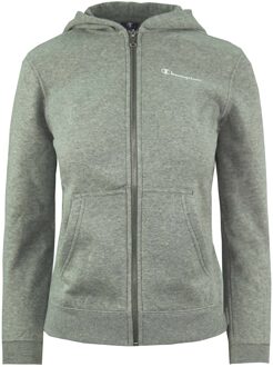 Champion effen kinder grijs trainingsjack - S