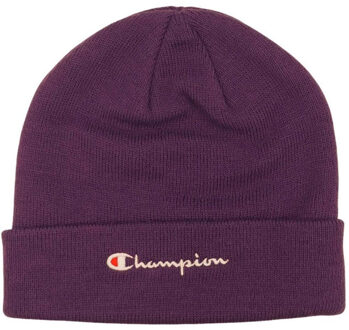 Champion Geborduurde logo beanie Paars - One size