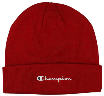 Champion Geborduurde logo beanie Rood - One size