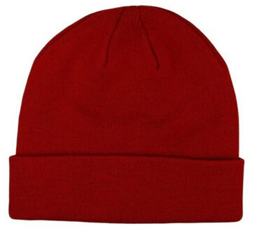 Champion Geborduurde muts voor volwassenen Rood - One size