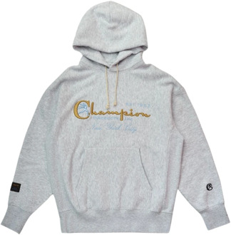 Champion Grijze hoodie met logo Champion , Gray , Heren - Xl,L,M,S