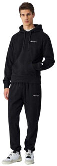 Champion Heren borst geborduurde logo hoodie Zwart - M