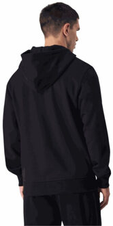 Champion Heren borst logo full zip hoodie Zwart - XXL / XXXL