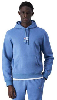 Champion Heren logo standaard hoodie Blauw - M