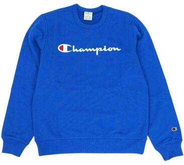 Champion Heren sweatshirt met ronde hals Blauw - L