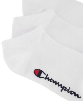 Champion Heren ww001 enkelsokken (set van 3) - maat 42-46 Wit