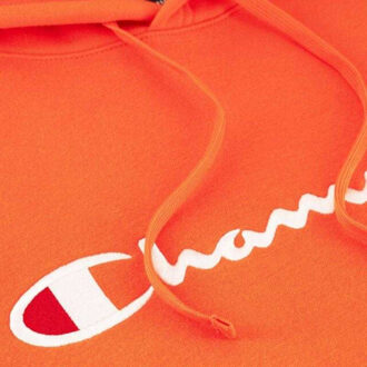 Champion Herenlogo hoodie Oranje - M
