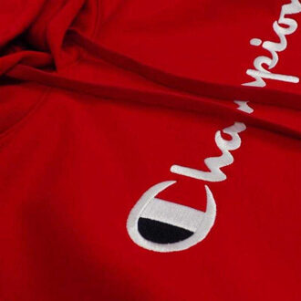 Champion Herenlogo hoodie Rood - S