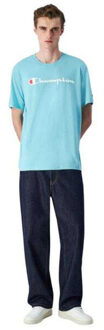 Champion Herenlogo t-shirt Blauw - XXL / XXXL