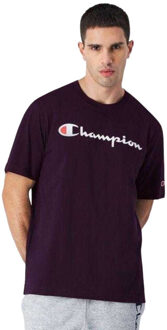 Champion Herenlogo t-shirt Paars - S