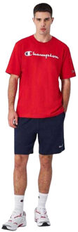Champion Herenlogo t-shirt Rood - L