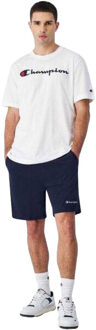 Champion Herenlogo t-shirt Wit - L