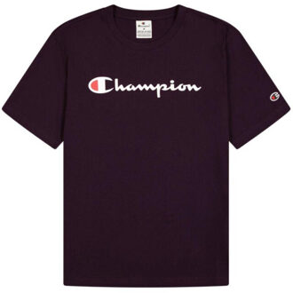 Champion Herenshirt met korte mouwen - maat L Paars
