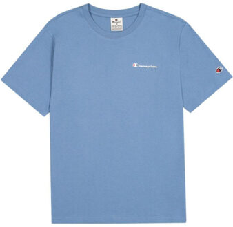 Champion Herenshirt met korte mouwen - maat M Blauw