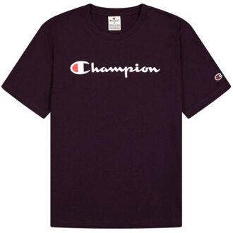 Champion Herenshirt met korte mouwen - maat XL Paars