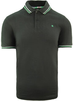 Champion Heritage Fit Heren Grijs Poloshirt Donkergrijs