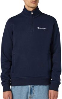 Champion Icons Small Logo Half-Zip Sweater Heren - M