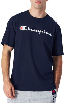 Champion T-shirt Champion , Blue , Heren - 2Xl,Xl,L,M