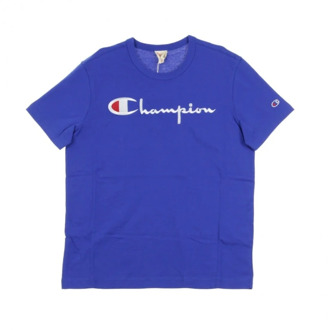 Champion T-shirts Champion , Blue , Heren - XL