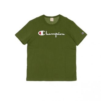Champion T-shirts Champion , Green , Heren - Xl,L,S
