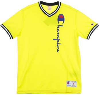 Champion T-Shirts Champion , Yellow , Heren - L