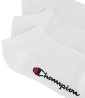 Champion Unisex volwassenen logo sokken (pak van 3) Wit - 34-38