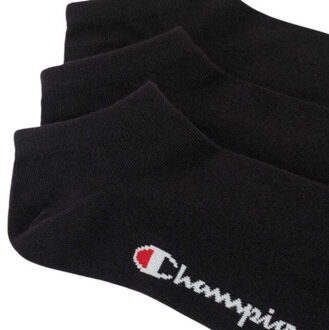 Champion Unisex volwassenen logo sokken (pak van 3) Zwart - 34-38