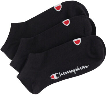 Champion Unisex volwassenen logo sokken (pak van 3) Zwart - 35-38