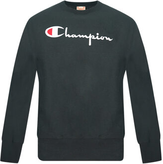 Champion Zwart sweatshirt met Champion Script-logo