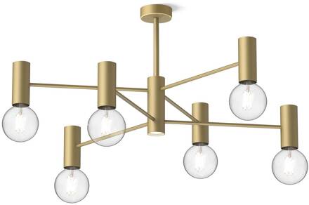 Chandelier plafondlamp 13-la. 107cm goud mat goud