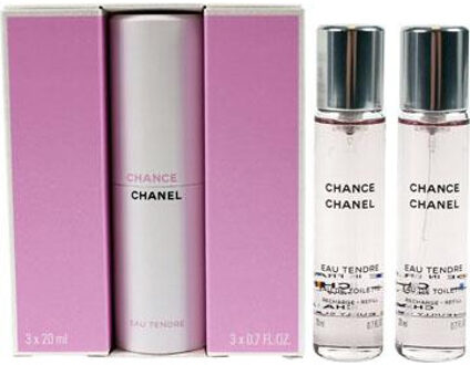 Chanel Chance Eau Tendre EDT Refillable 3x 20 ml
