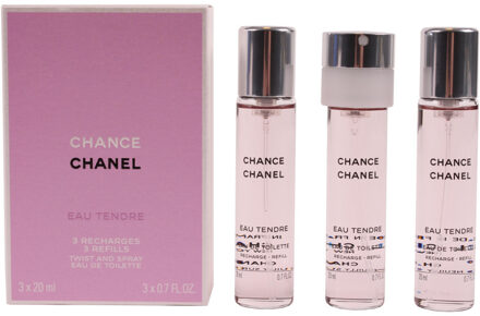 Chanel Chance Eau Tendre Refill EDT 3 x 20 ml