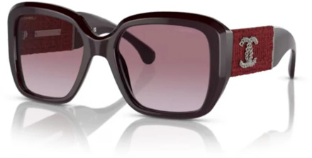 Chanel Elegante zonnebril voor tijdloze stijl Chanel , Brown , Unisex - 55 MM