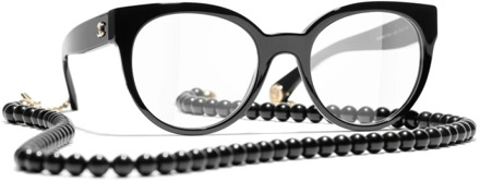 Chanel Glasses Chanel , Black , Dames - 49 Mm,51 MM