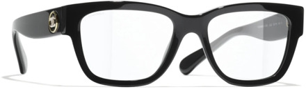 Chanel Glasses Chanel , Black , Dames - 52 MM