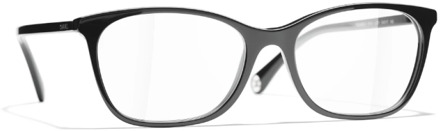 Chanel Glasses Chanel , Black , Unisex - 54 Mm,52 MM