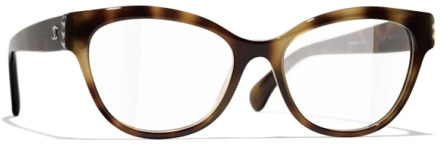 Chanel Glasses Chanel , Brown , Dames - 51 MM