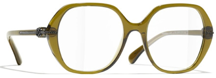 Chanel Glasses Chanel , Green , Dames - 52 MM