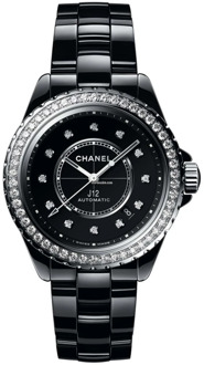 Chanel J12 Automatisch Zwart Keramisch Horloge Chanel , Black , Dames - ONE Size