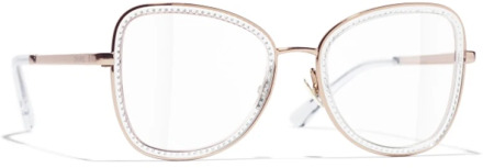 Chanel Originele bril met 3 jaar garantie Chanel , Beige , Dames - 51 Mm,53 MM