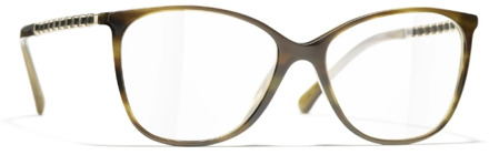 Chanel Originele bril met 3 jaar garantie Chanel , Brown , Dames - 54 Mm,52 MM