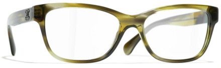 Chanel Originele bril met 3 jaar garantie Chanel , Green , Unisex - 55 MM